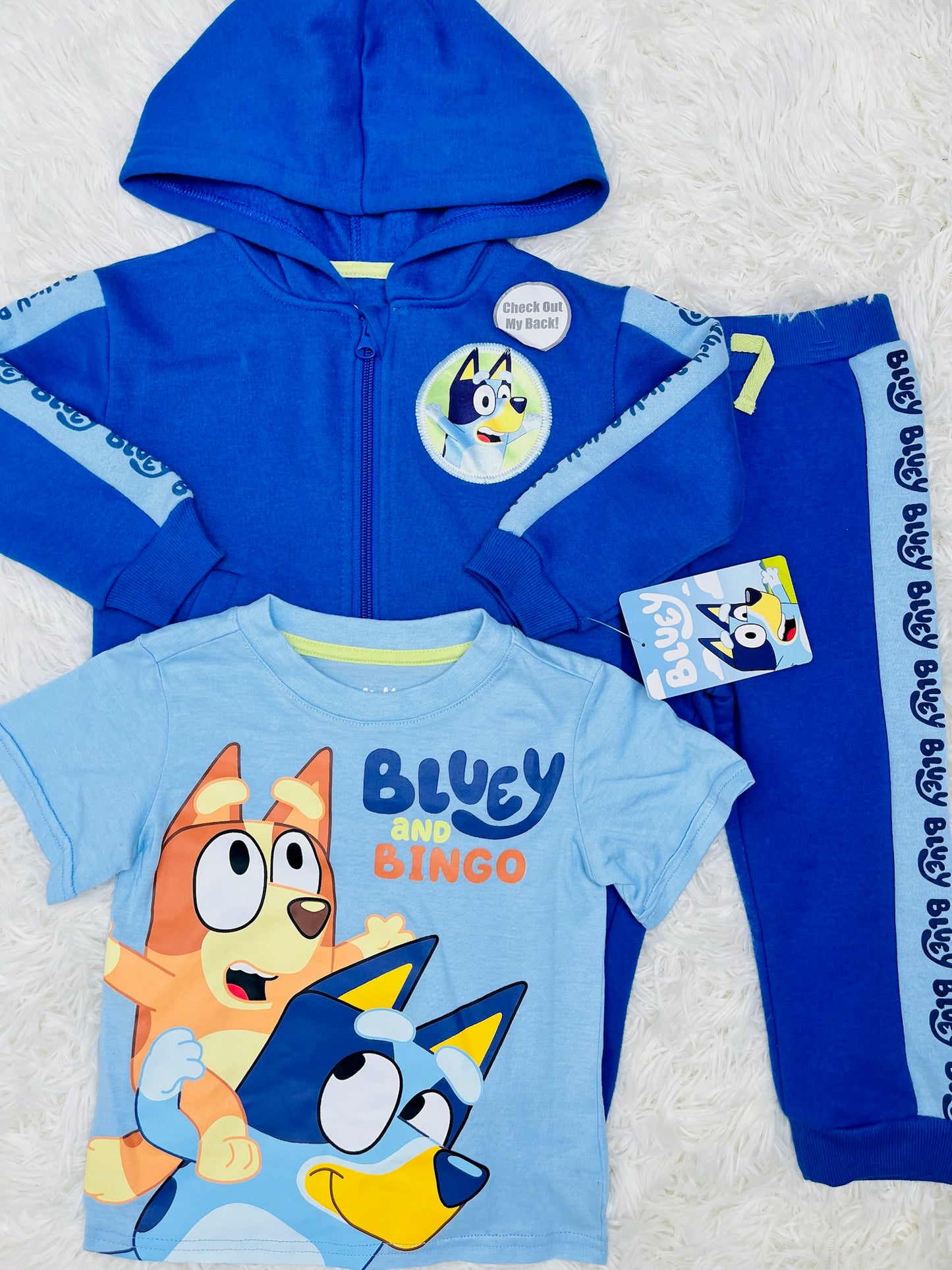 Conjunto 3 piezas BLUEY 3 años