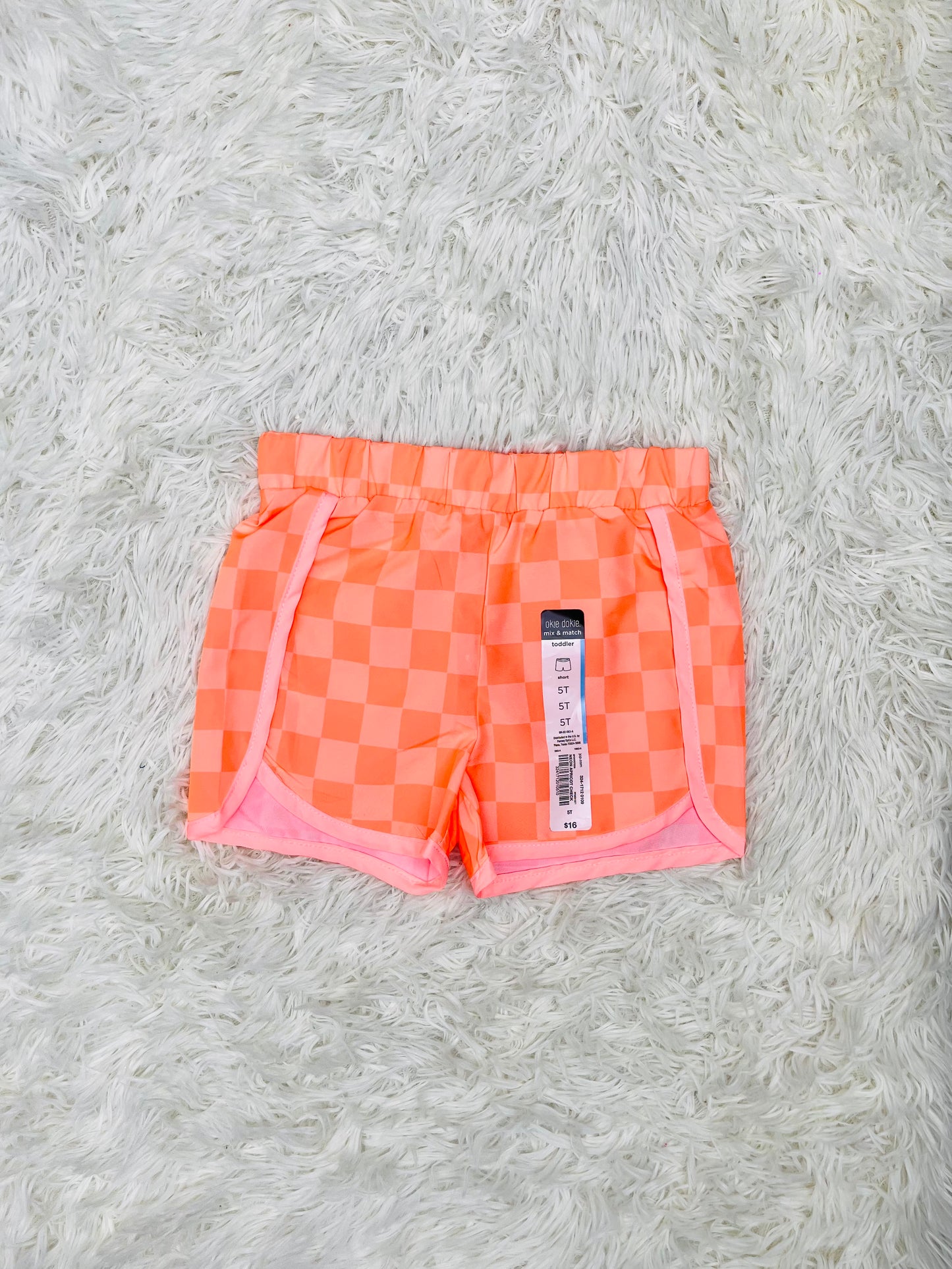 Short deportivo Okie Dokie “Cuadros” 5 años
