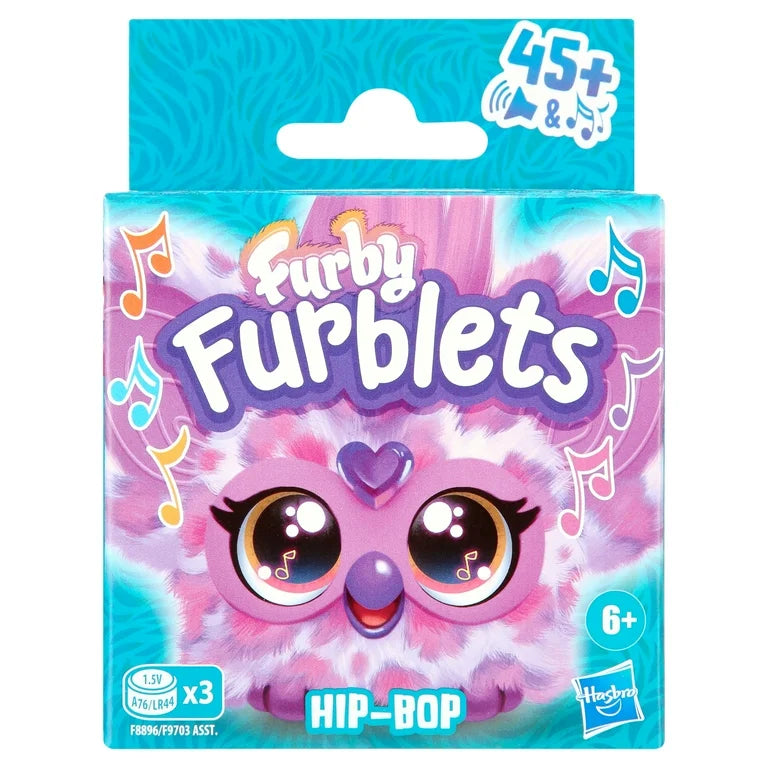 Furby Furblets Hip-Bop Hip Hop Mini Electronic Plush Toy for Girls & Boys 6+