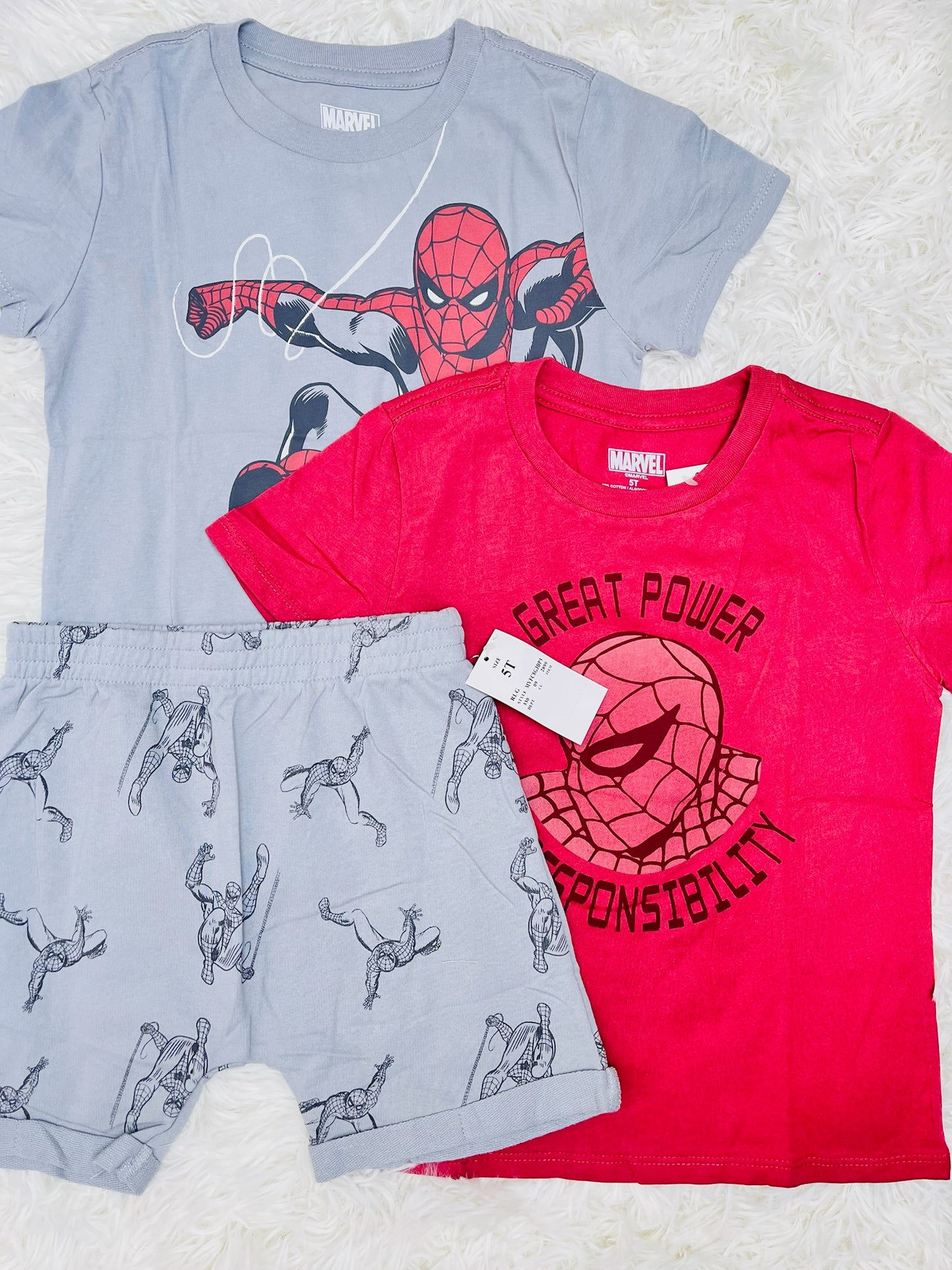 Conjunto 3 piezas MARVEL 5 años