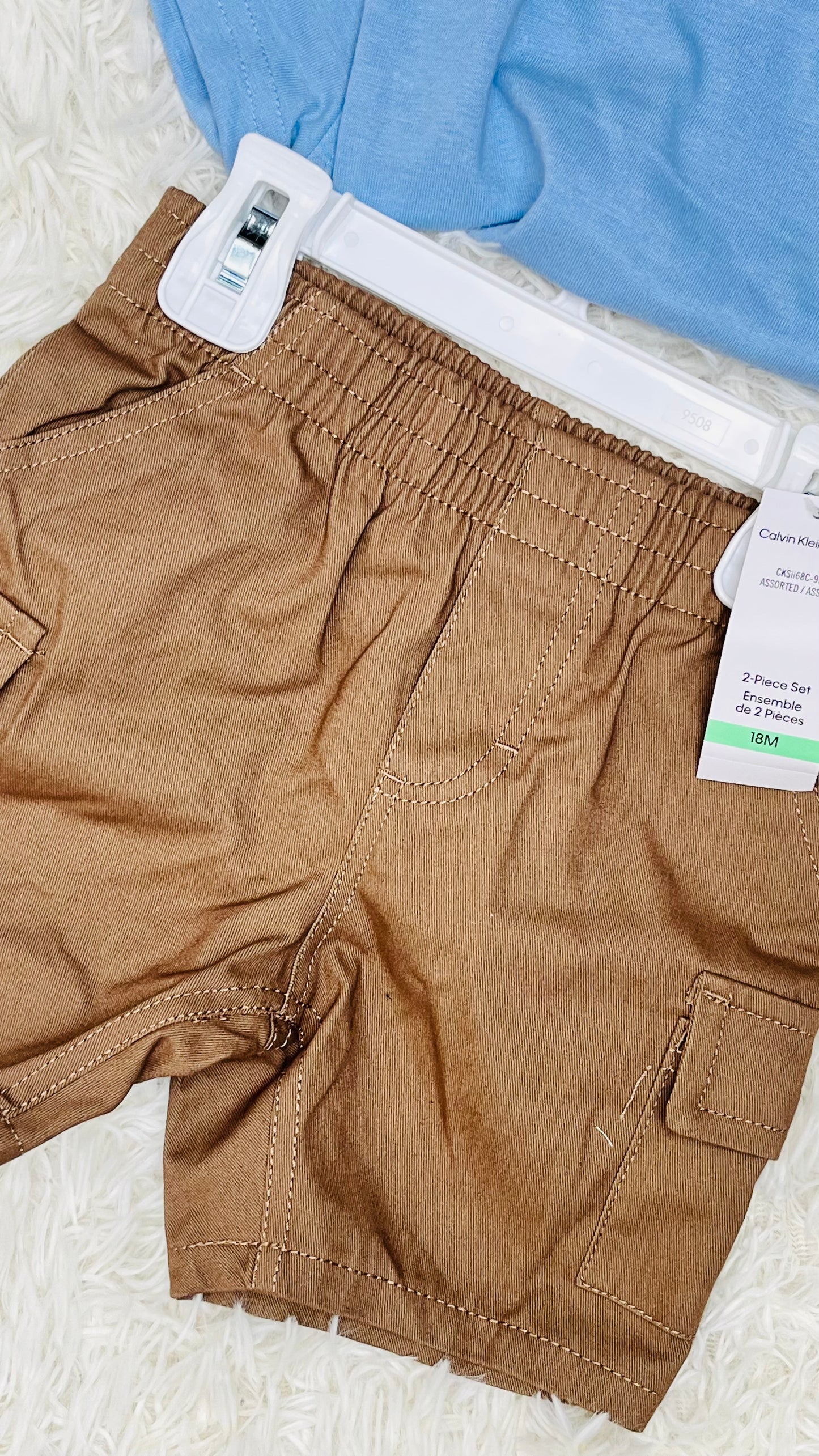 Conjunto 2 piezas azul Calvin Klein 18 meses