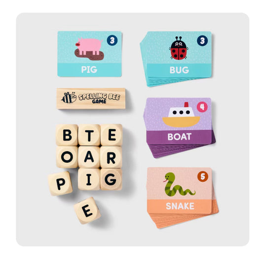 Spelling Bee Game - Gigglescape™: Preschool Reading & Writing Kit, Educational Toy for Toddlers