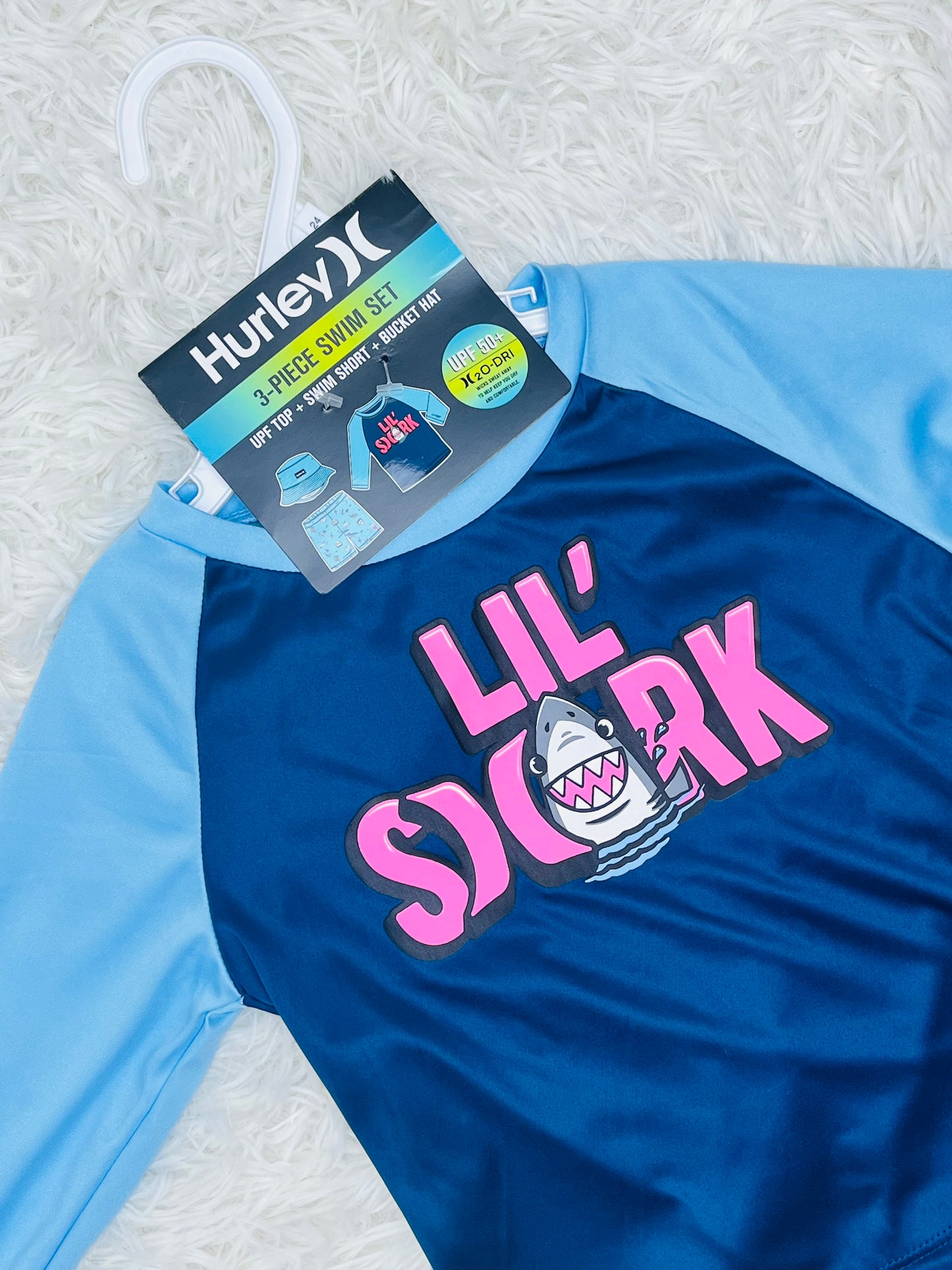 Traje de baño 3 piezas Hurley 2 años
