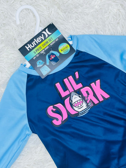 Traje de baño 3 piezas Hurley 2 años