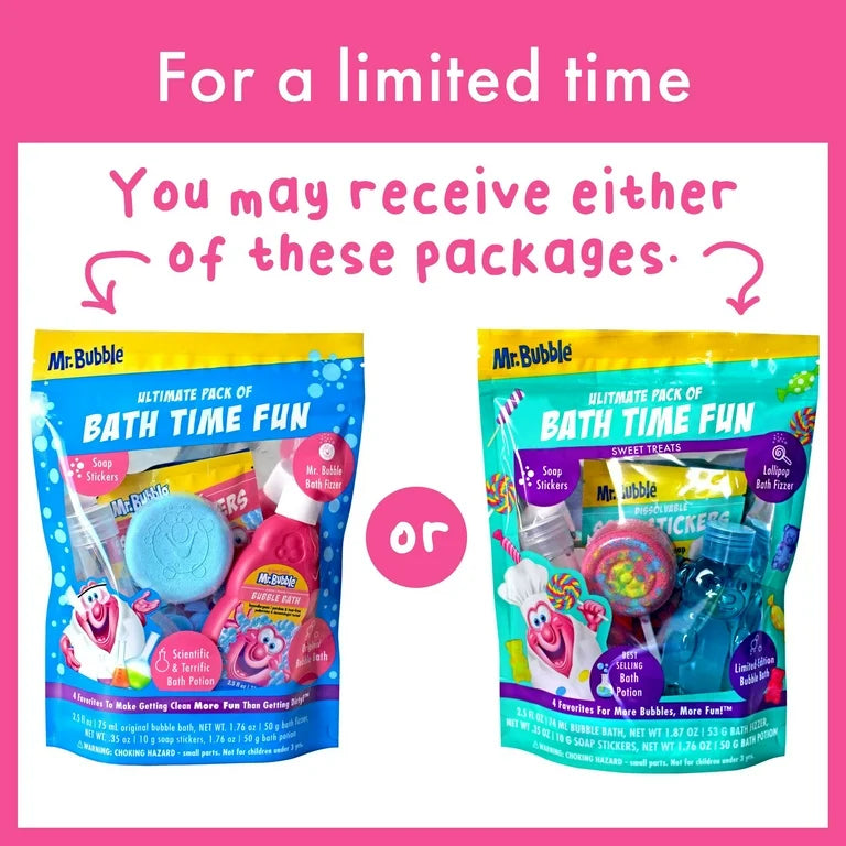 Mr Bubble Ultimate pack of Bath Time Fun