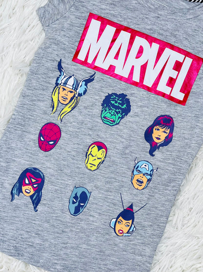 Camiseta Marvel Superheroes 5 años