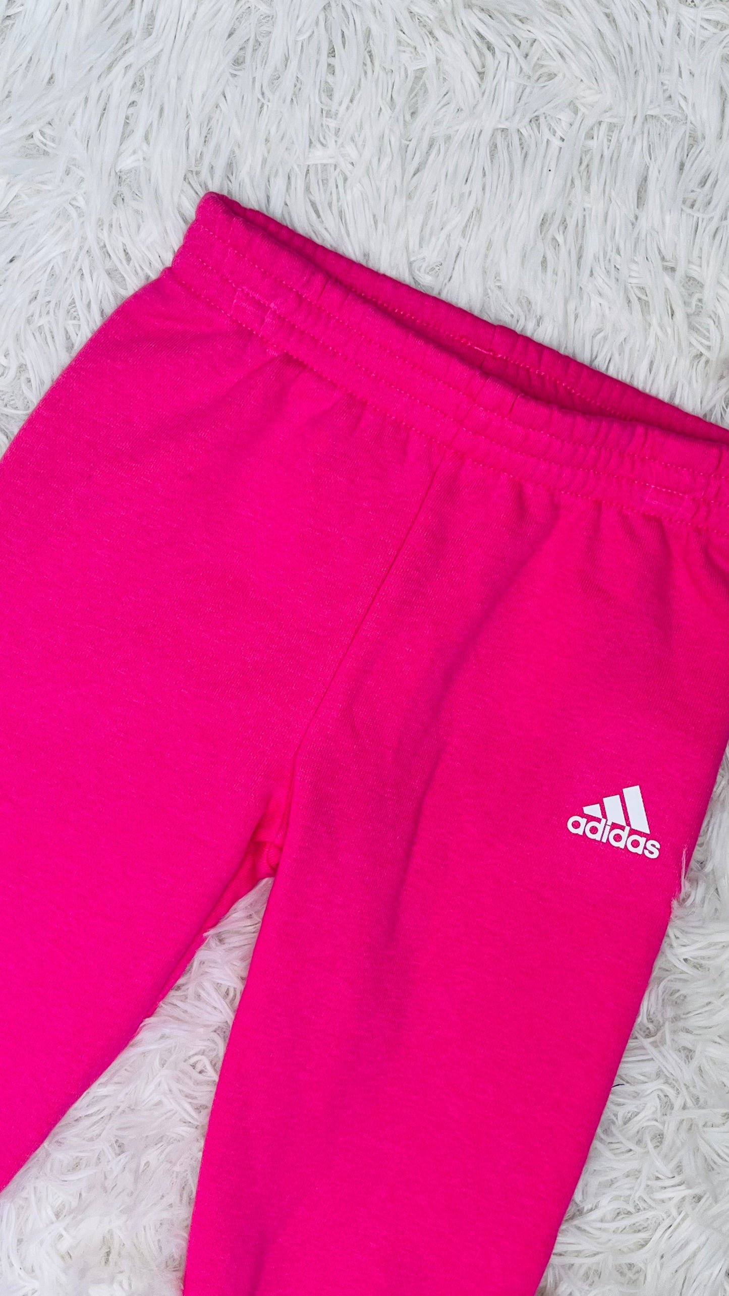 Conjunto 2 piezas rosa Adidas 12 meses