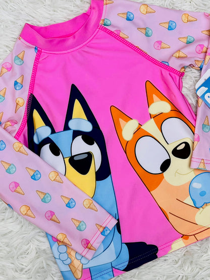 Traje de baño 2 piezas Bluey