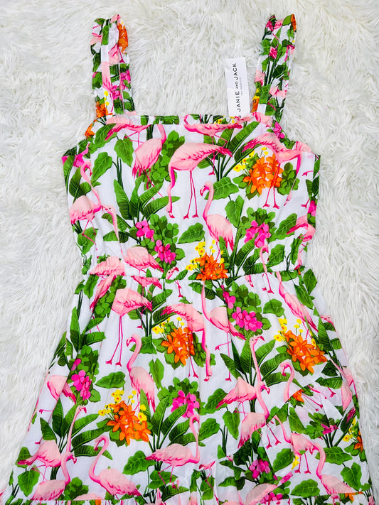 Vestido Janie & Jack Flamingos 14 a