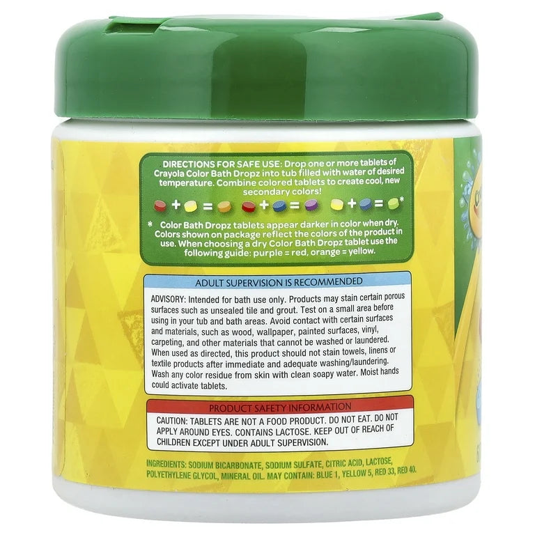 Shaker Bath Dropz CRAYOLA