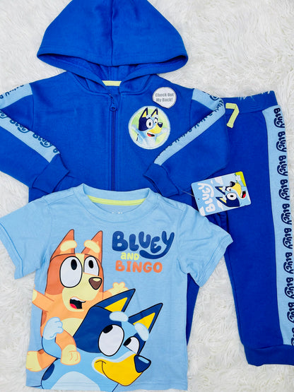 Conjunto 3 piezas BLUEY 3 años