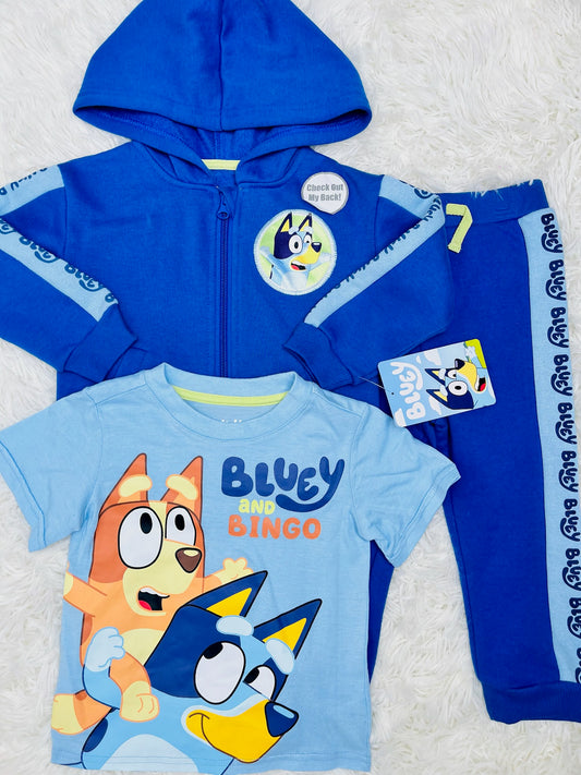 Conjunto 3 piezas BLUEY 3 años