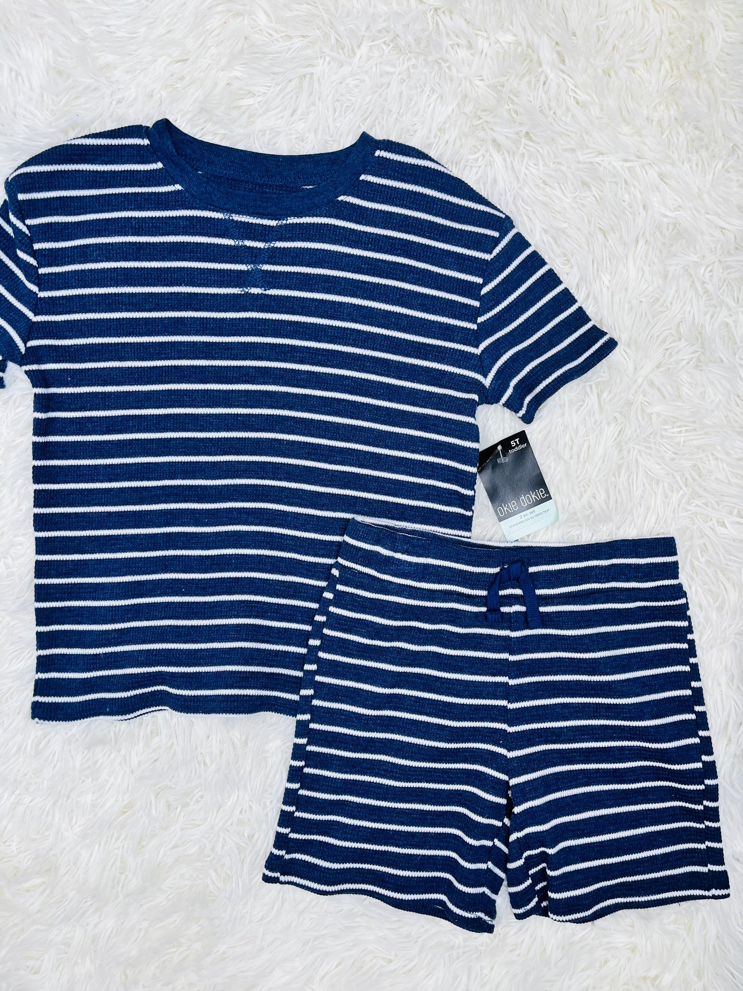 Conjunto 2 piezas Okie Dokie Rayas 5 años
