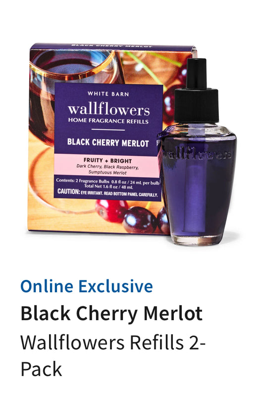 Wallflower 2-pack BBW Black Cherry Merlot