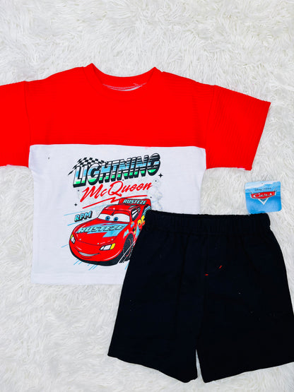 Conjunto 2 piezas Cars Rojo 4 años