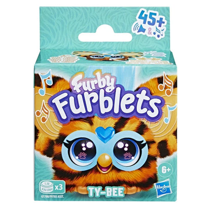 Furby Furblets Ty-Bee Mini Tiger Friend, Electronic Plush Toys for Girls & Boys 6+