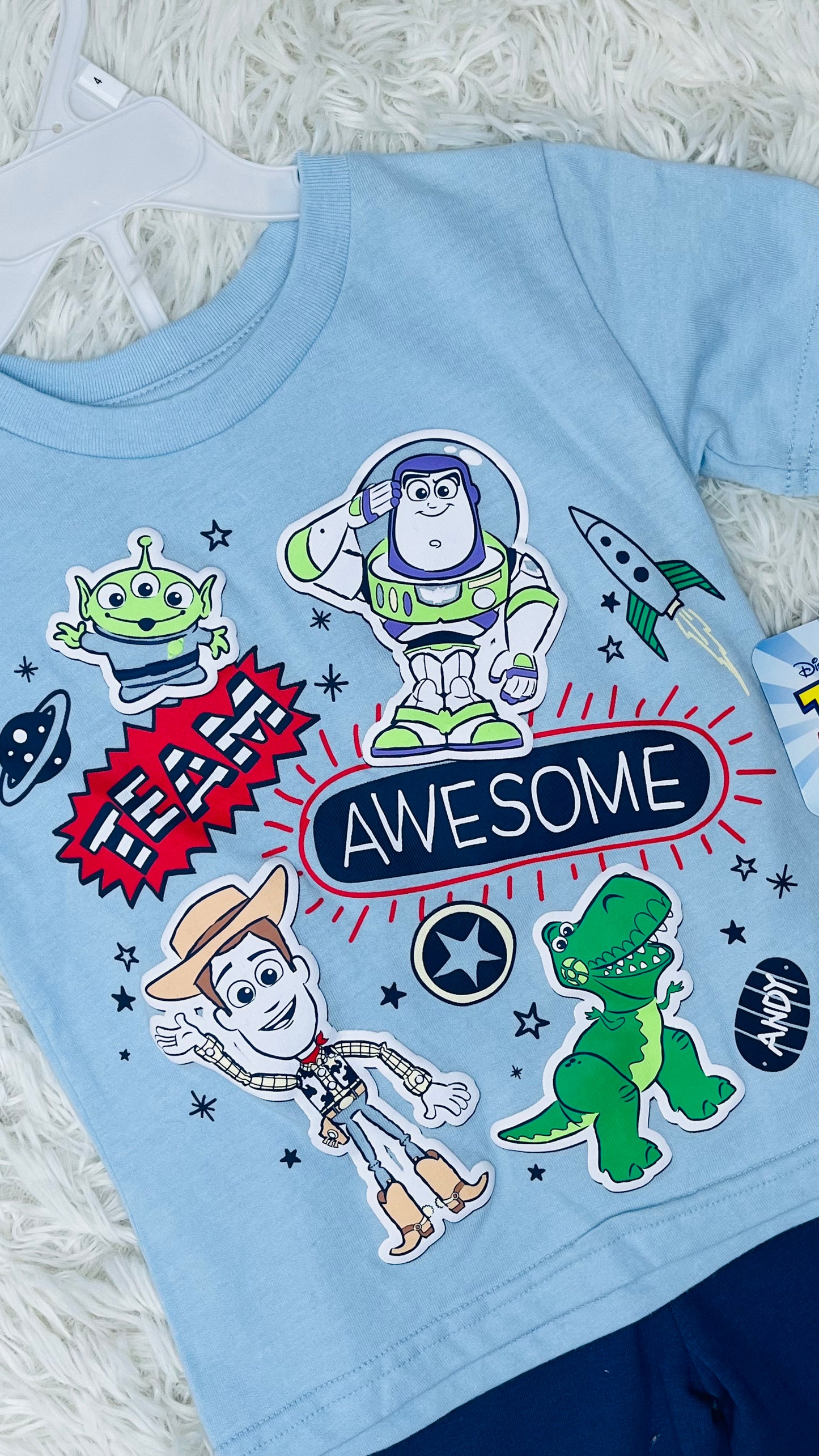 Conjunto 2 piezas azul Toy Story Disney 4 años
