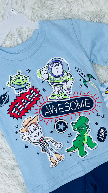 Conjunto 2 piezas azul Toy Story Disney 4 años