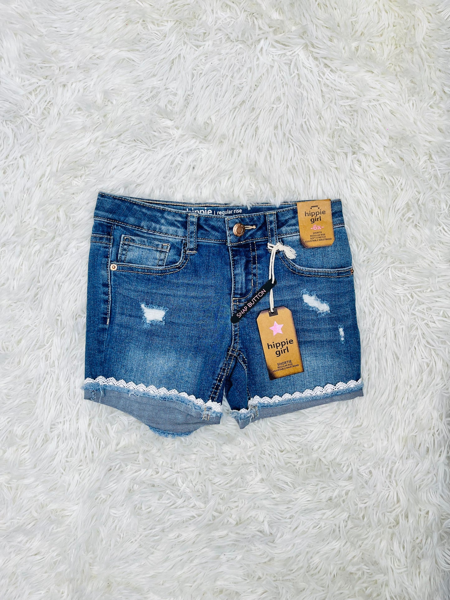 Short de mezclilla Hippie Girl 6 años