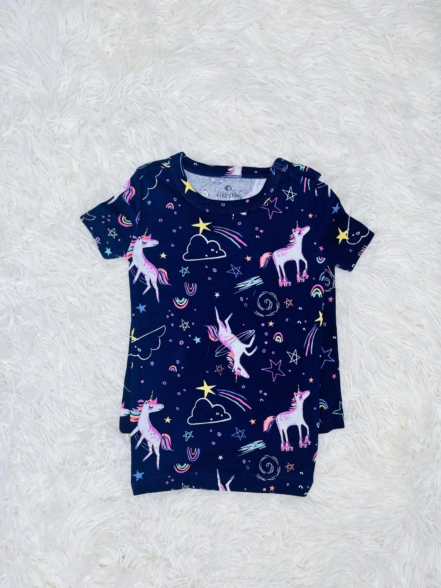 Pijama Fish Stick Unicornios 4 años