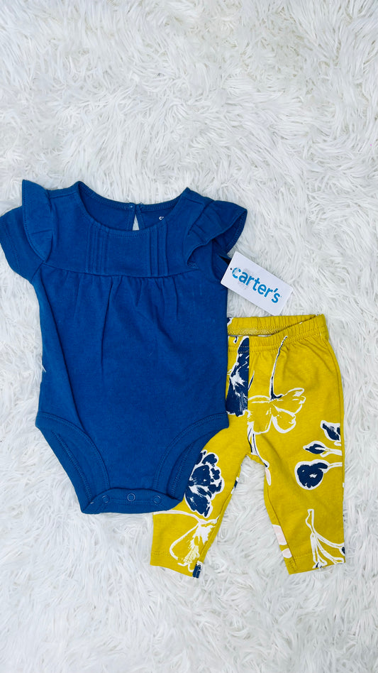 Conjunto Flores Carter’s 3 meses