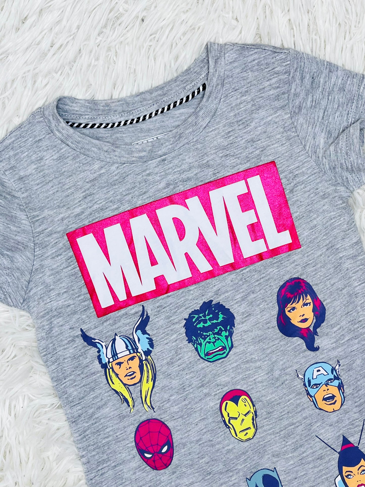 Camiseta Marvel Superheroes 5 años