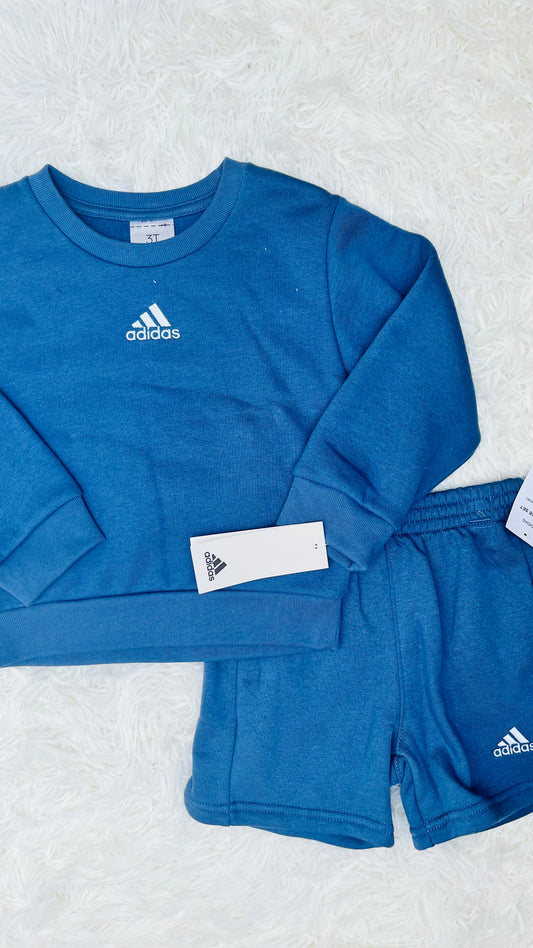 Conjunto 2 piezas azul Adidas 3 años