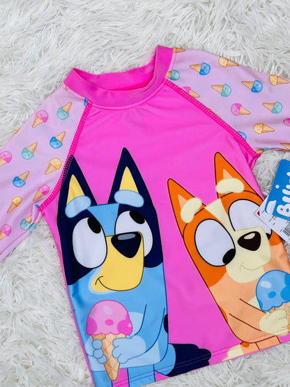 Traje de baño 2 piezas Bluey 2 años