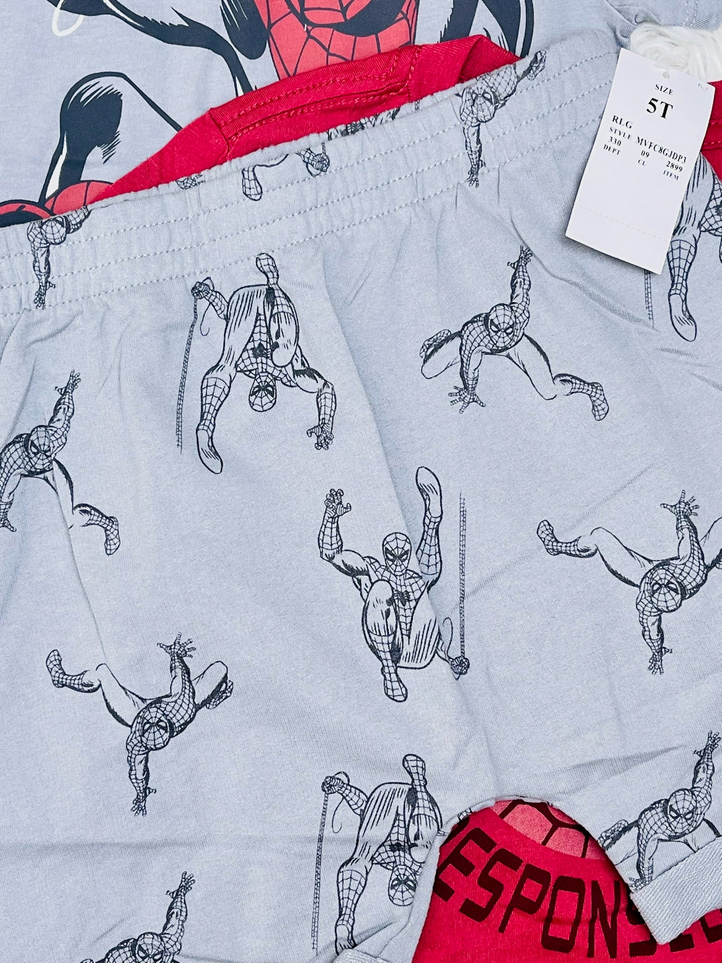 Conjunto 3 piezas MARVEL 5 años
