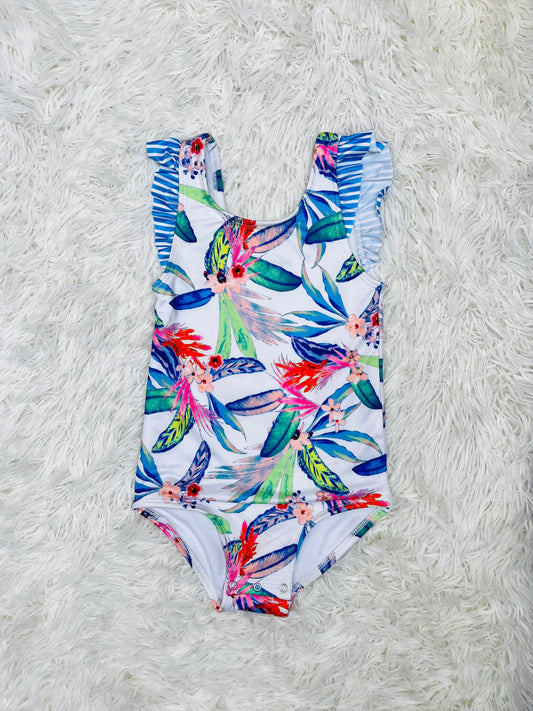 Traje de baño una pieza Oasis Floral 5 años