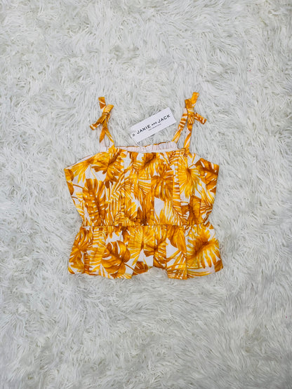 Blusa hojas Janie & Jack 2 años