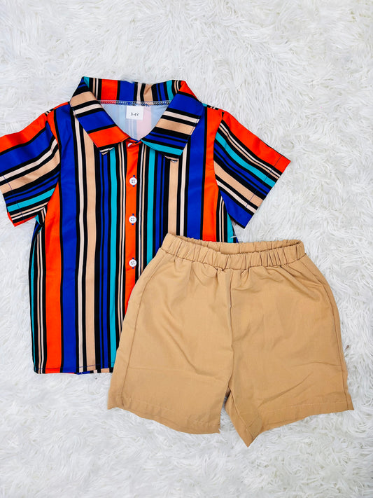 Conjunto Camisa a rayas de Importación 4 años