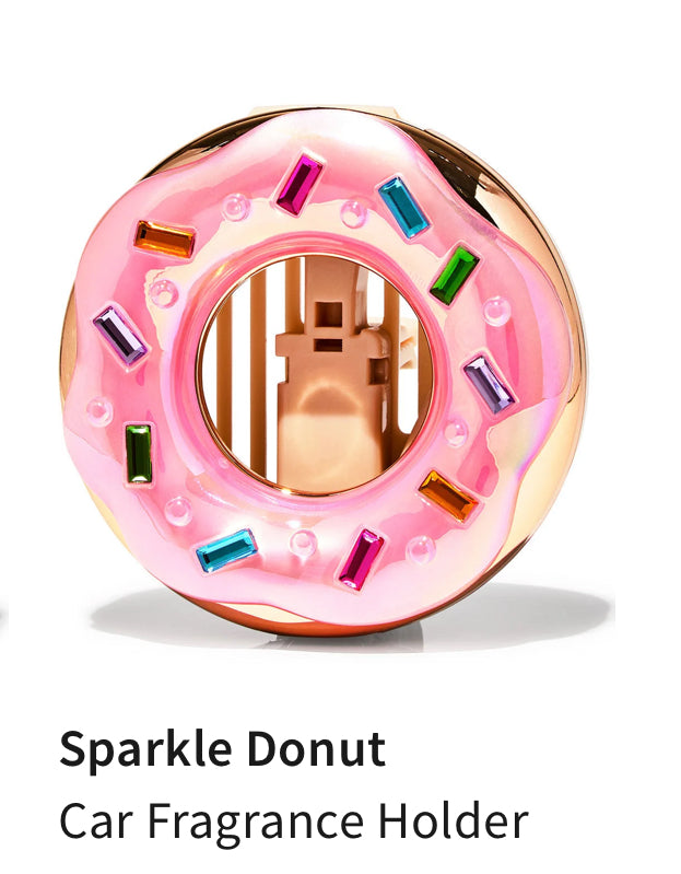 Car Fragrance Holder BBW Sparkle Donut