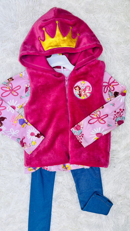 Conjunto 3 piezas Princesas Disney 3 años