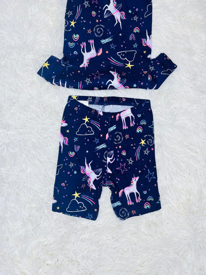 Pijama Fish Stick Unicornios 4 años