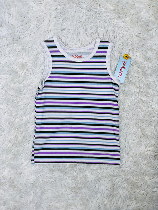 Camiseta sin mangas Cat&Jack Rayas 4 años