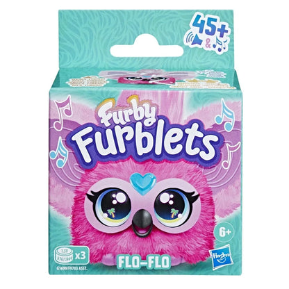 Furby Furblets Flo-Flo Mini Flamingo Friend, Electronic Plush Toys for Girls & Boys 6+