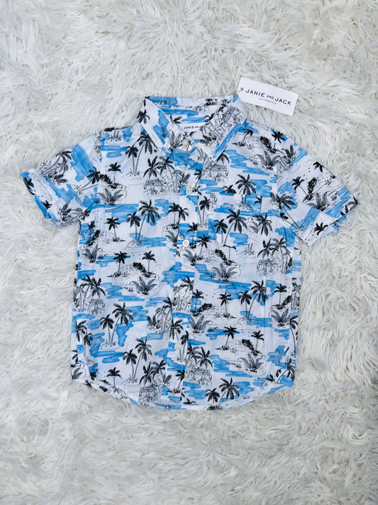 Camisa Janie & Jack Playa 3 años