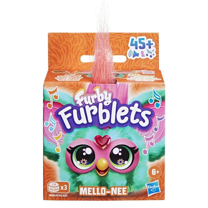 Furby Furblets Mello-Nee Summer Chill Mini Electronic Plush Toy for Girls & Boys 6+