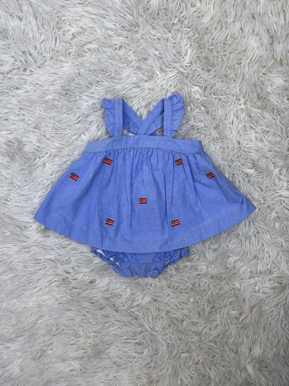 Vestido 2 piezas Janie & Jack 3 meses