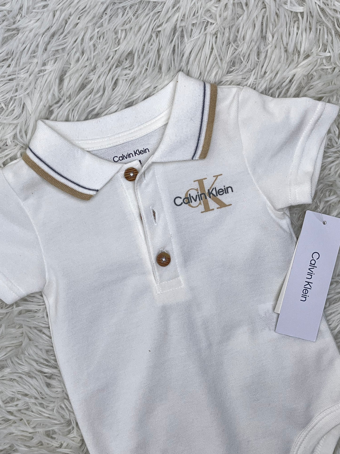 Conjunto Calvin Klein 2 piezas 6 meses, 12 meses, 18 meses, 2 años